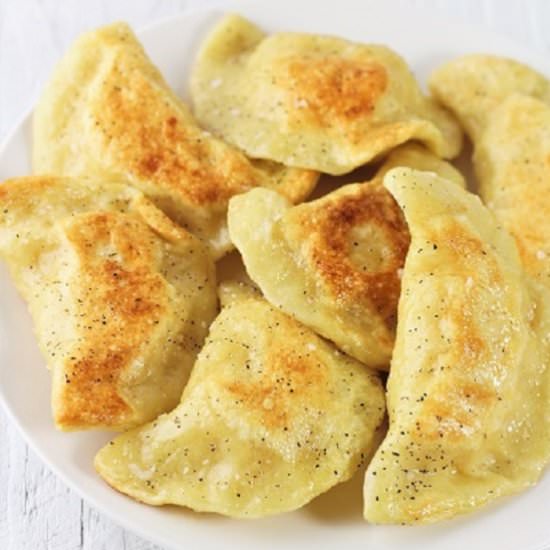 homemade pierogi