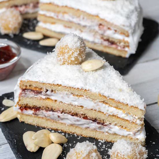 Vegan Raffaello Cake