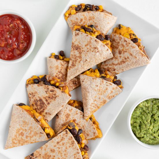 Sweet Potato Black Bean Quesadillas