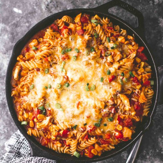 Chicken Enchilada Pasta