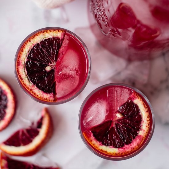 BLOOD ORANGE LEMONADE