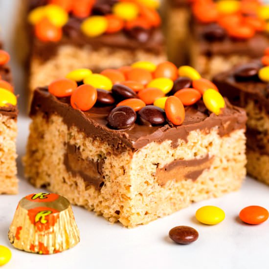 Reese’s Rice Krispie Treats