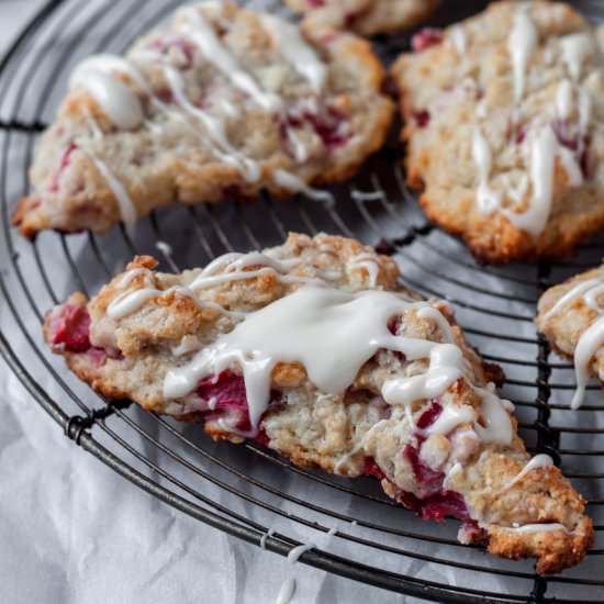 Strawberry Cream Scones