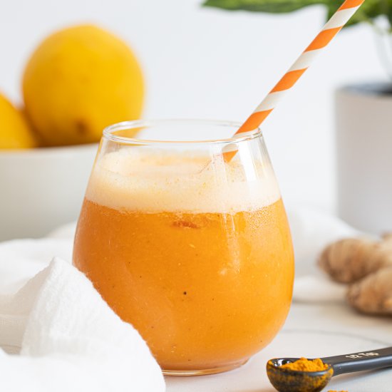 CARROT GINGER CITRUS TURMERIC JUICE