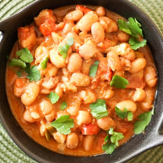 Instant Pot Drunken Borracho Beans