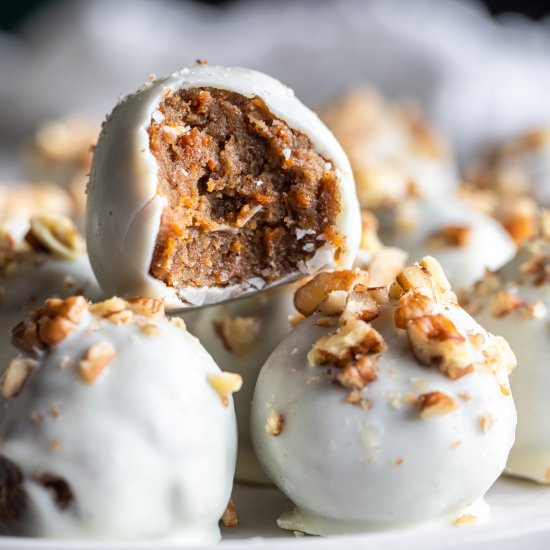 Gluten Free Carrot Cake Truffles