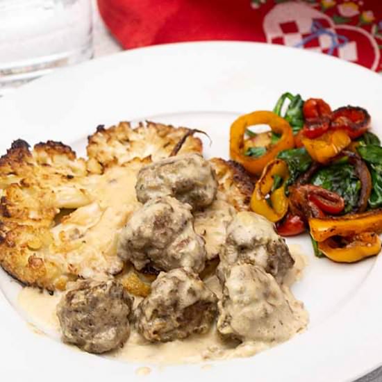 Low-Carb Swedish Meatballs