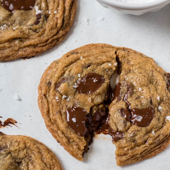 Espresso chocolate chip cookies