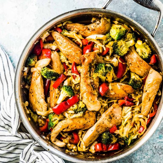 Chicken Cabbage Stir Fry