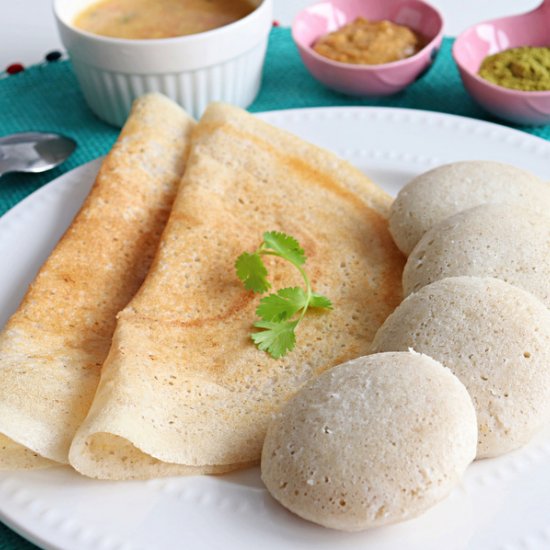 Barley Idli and Dosa