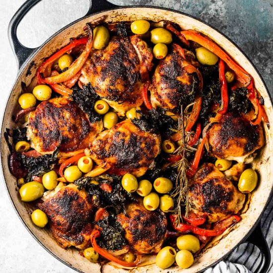 Spanish Chicken Bake