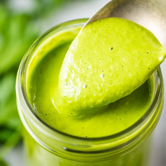 Healthy Green Goddess Dressing