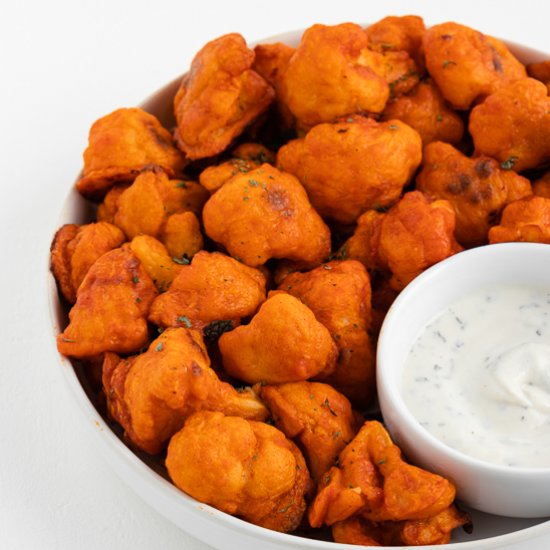 Vegan Buffalo Cauliflower Wings