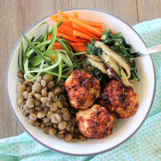 Quick Gochujang Turkey Meatballs