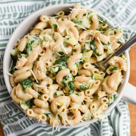 Instant Pot Spinach Artichoke Pasta