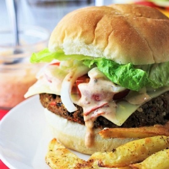 black bean burgers