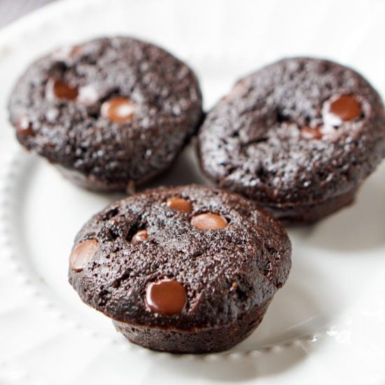 Mini Sugar Free Chocolate Muffins