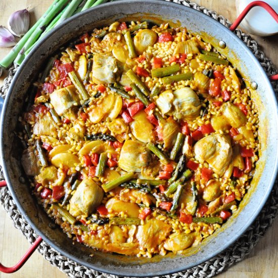 Spanish VEGETABLE PAELLA