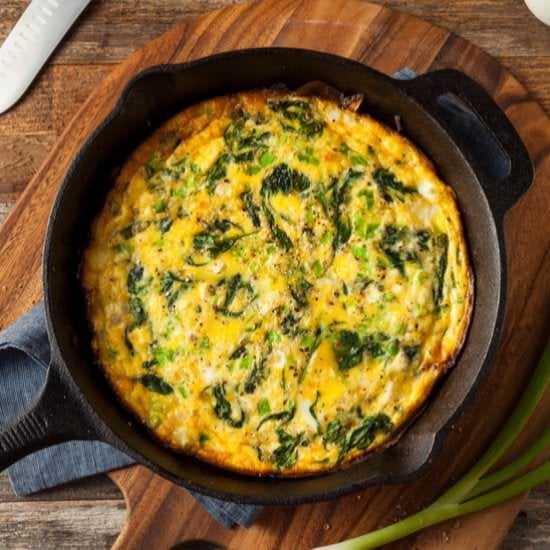 Spinach and Feta Frittata | Delish