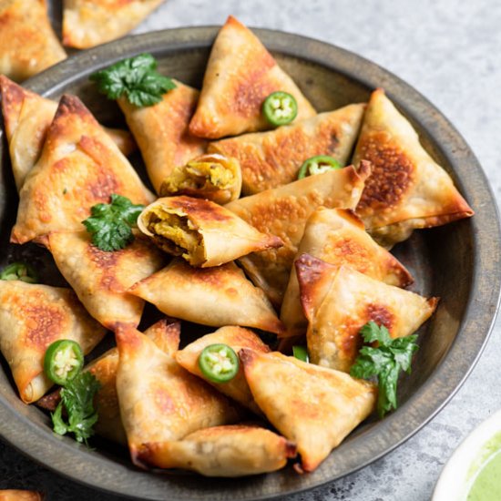 Cocktail Chana Samosa