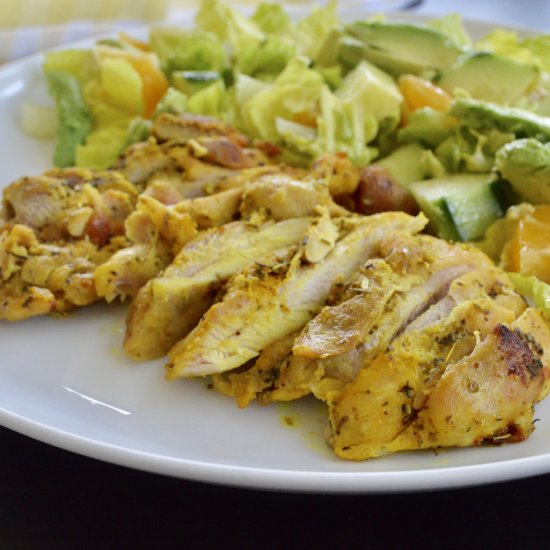 Turmeric Chicken Salad