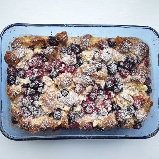 Berry Croissant Casserole