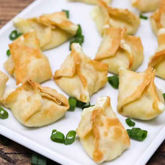 Air Fryer Cream Cheese Wontons