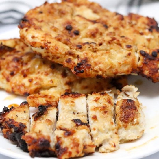 Air Fryer Parmesan Chicken Breast