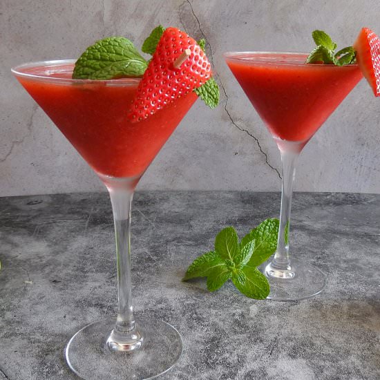 Frozen Strawberry Daiquiri Mocktail