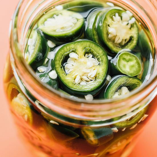 Quick Pickled Jalapeños