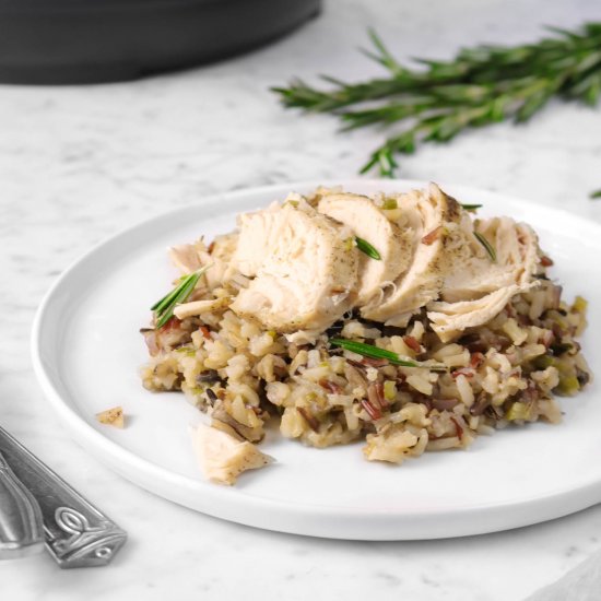 Instant Pot Rosemary Chicken & Rice