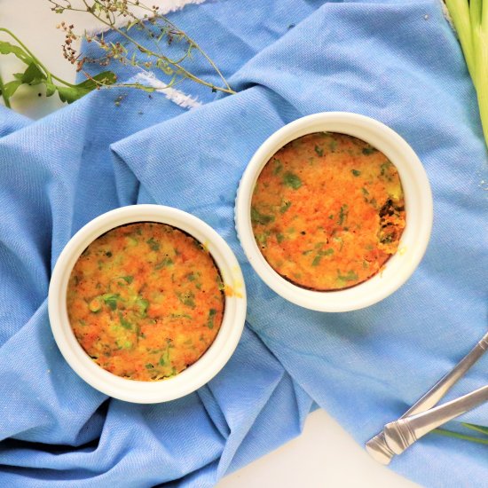 Savory Vegan Souffle with Herbs