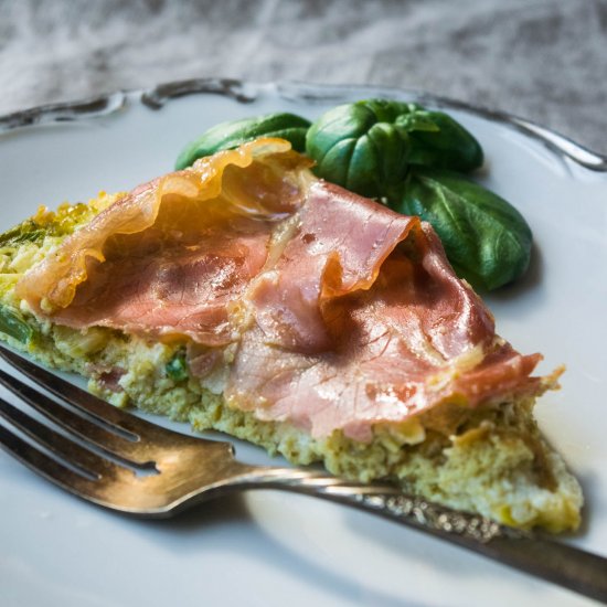 Prosciutto Pesto Frittata