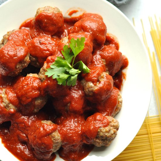 Gluten Free Egg Free Meatballs