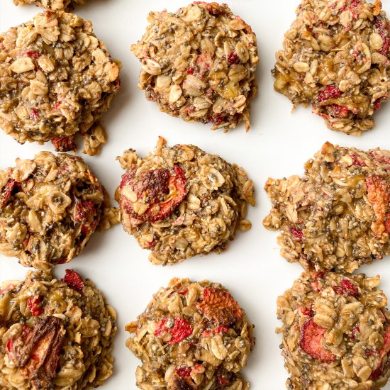 Sunflower Strawberry Cookies