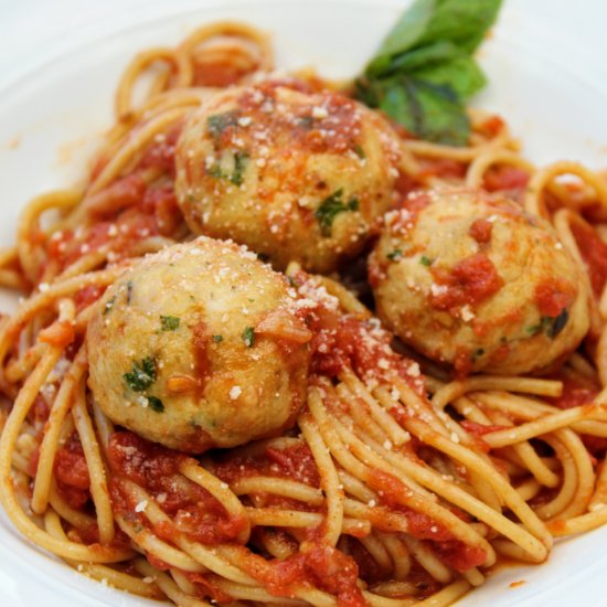 Spaghetti & Turkey Meatballs