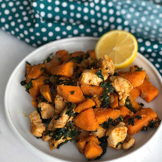 Chicken &Sweet Potato Skillet