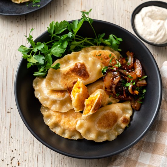 Vegan Sweet Potato Pierogi