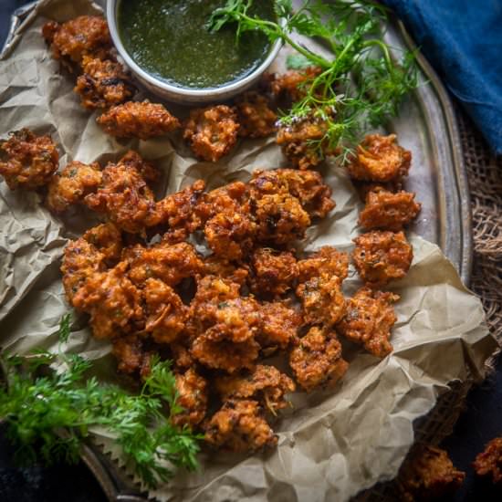 Leftover Rice Pakora