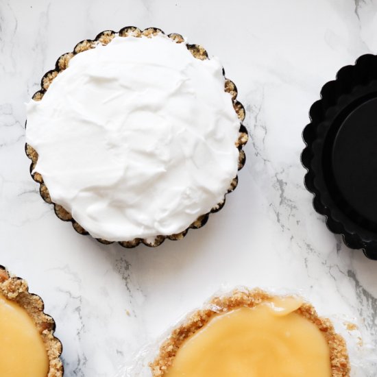 No bake lemon meringue pie