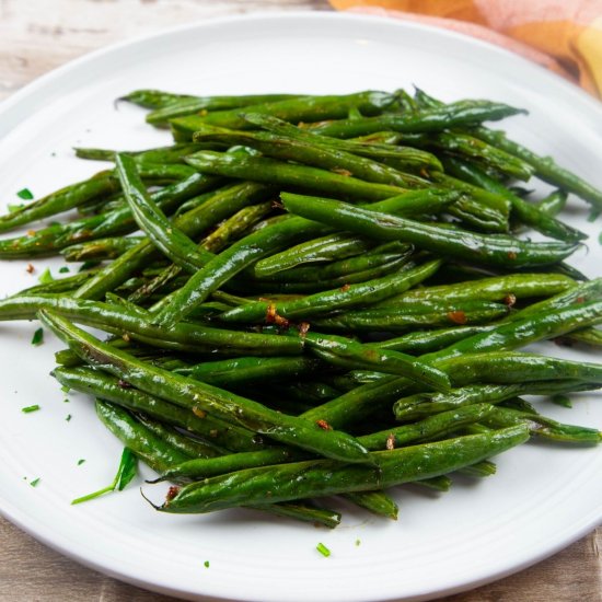 Oven Roasted Green Beanss