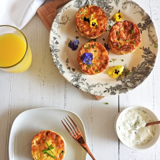 Smoked Salmon & Egg Muffins