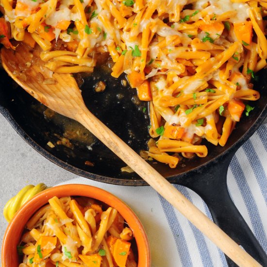 Butternut Gruyere Pasta Bake