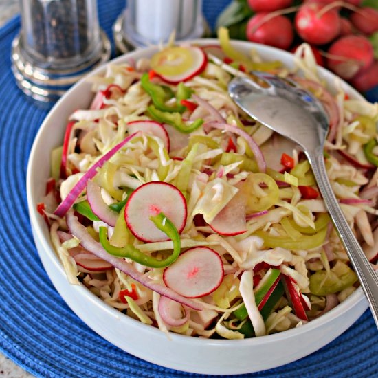 Vinegar Coleslaw