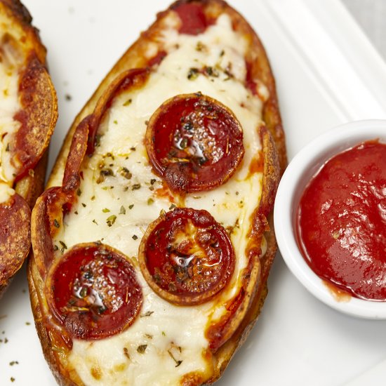 Pizza Stuffed Potato Skins