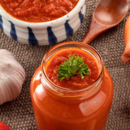 Homemade Tomato Sauce Recipe