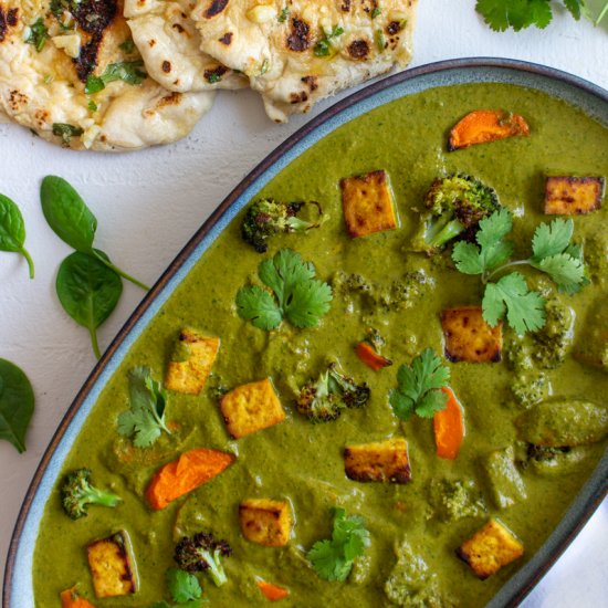 The Best Vegan Palak Paneer