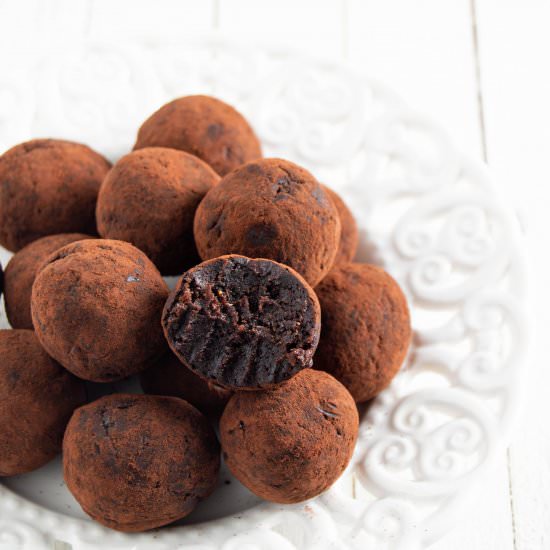 Hazelnut truffles