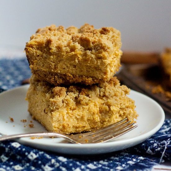 Pumpkin Cheesecake Bars Recipe