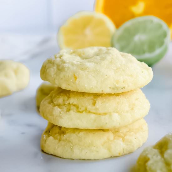 Triple Citrus Sugar Cookies